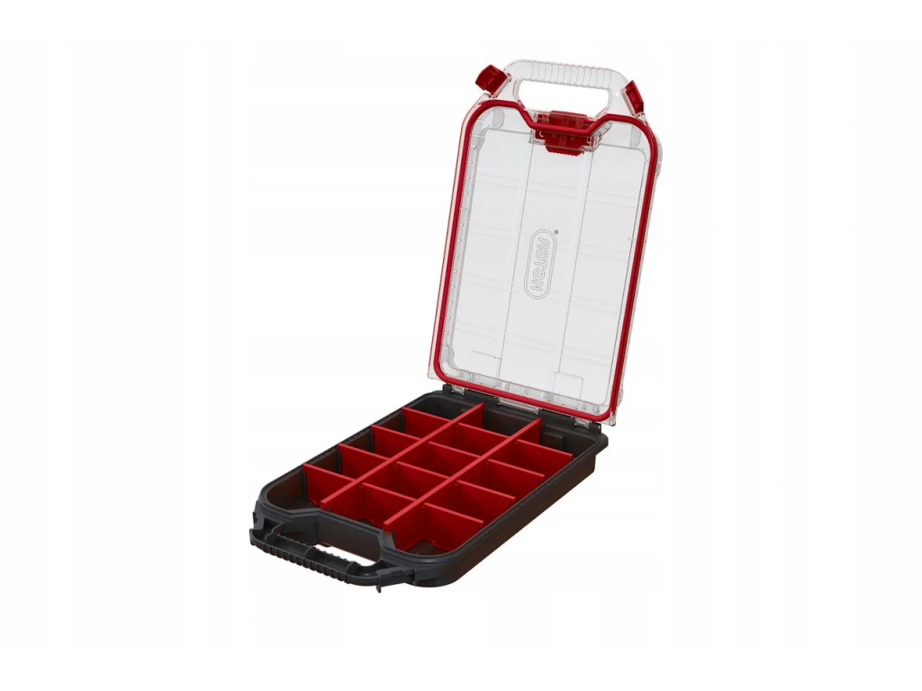 Органайзер Keter Stack'N'Roll Half Organizer, чёрный, красный