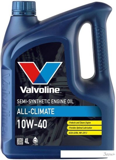Моторное масло Valvoline All-Climate 10W-40 4л