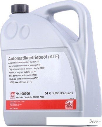 Трансмиссионное масло Febi bilstein ATF 100706 5л