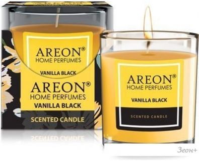 Ароматизированая свеча Areon Vanilla Black CR02 (120г)