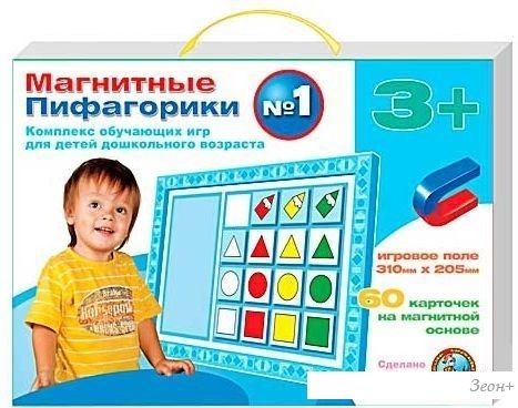 Развивающая игра Десятое королевство Магнитные Пифагорики 3+ № 1 01496