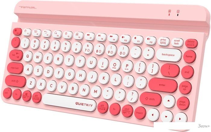 Клавиатура A4Tech Fstyler FBK30 (малина)