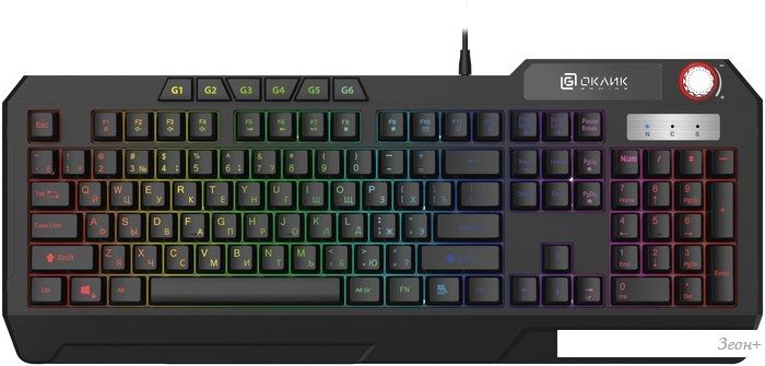 Клавиатура Oklick 715G (черный)