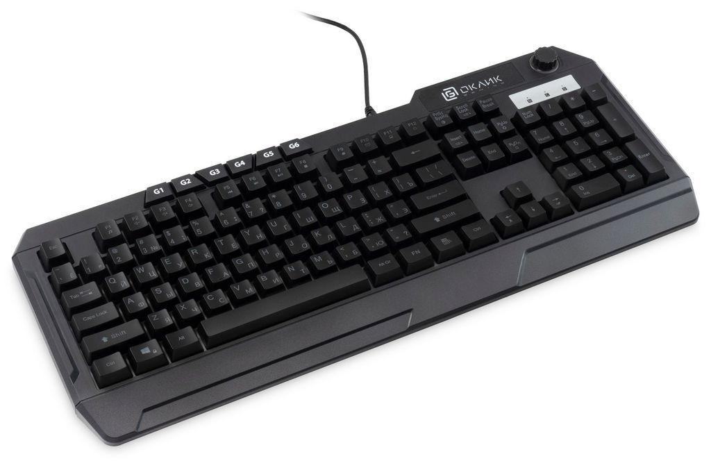 Клавиатура Oklick 715G (черный)