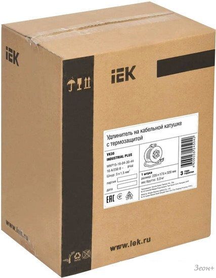 Удлинитель IEK WKP15-16-04-30-44
