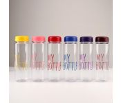    "My bottle", 500 , 19.5  6 , 