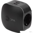 Разветвитель ЭРА SP-3e-USB-Black Б0046364