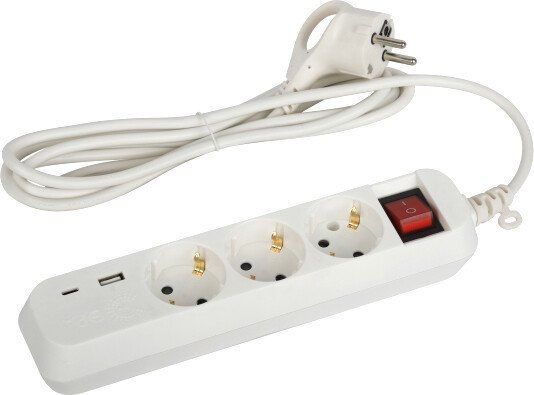 Удлинитель ЭРА UB-3es-1.5m-USB Б0052897