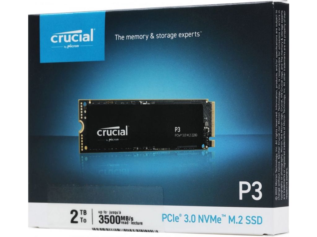 SSD Crucial P3 2TB CT2000P3SSD8