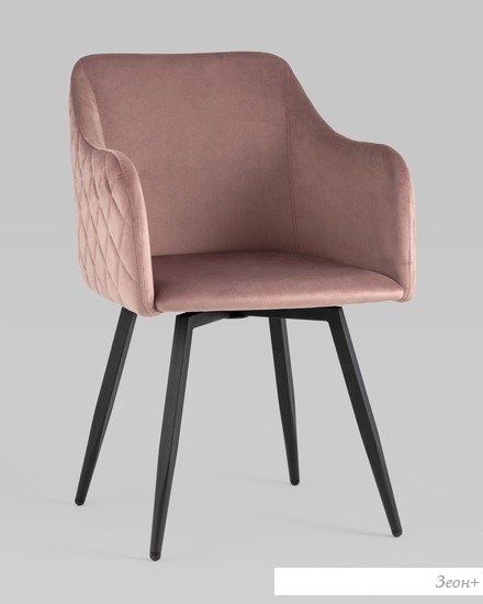 Стул Stool Group Ника MC66-5F KD HLR-44 (велюр пыльно-розовый)