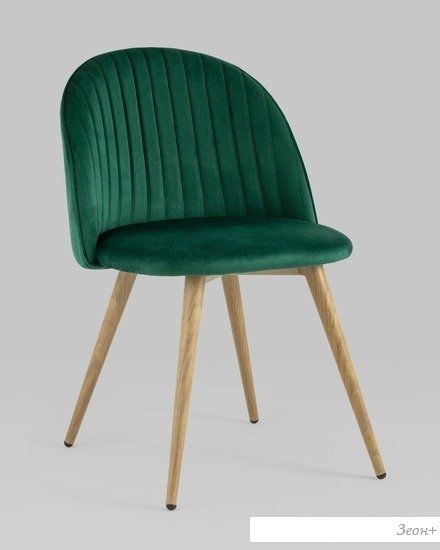 Стул Stool Group Лион Страйпс DC-69030G HLR-56 (велюр зеленый)