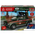 Конструктор Город мастеров Армия России 7370-KK Lada 4x4 Pickup с пулеметом