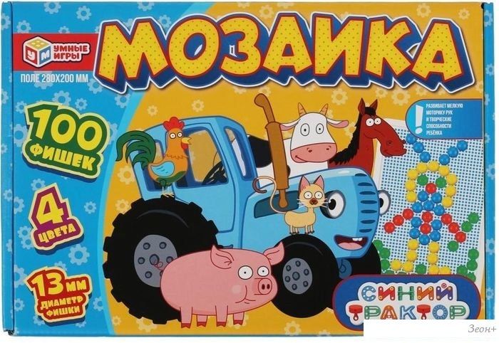 Мозаика/пазл Умные игры Синий трактор 4680107915115
