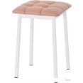 Табурет AMC Comfort 7К6.7 (кожзам, коралл/белый)
