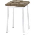 Табурет AMC Comfort 7К6.4 (кожзам, какао/белый)