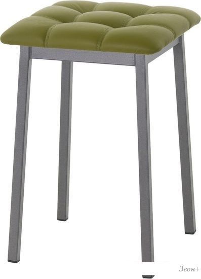 Табурет AMC Comfort 7К4.11 (кожзам, оливковый/графит)