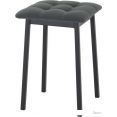 Табурет AMC Comfort 7К1.16 (кожзам, антрацит/черный)