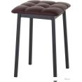 Табурет AMC Comfort 7К1.14 (кожзам, бордовый/черный)