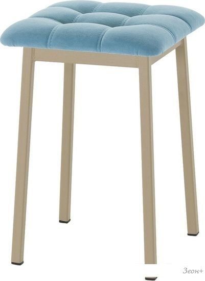 Табурет AMC Comfort 7.10.13 (ткань, бирюзовый/капучино)