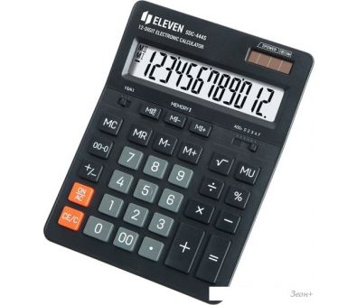Бухгалтерский калькулятор Eleven SDC-444S (черный)