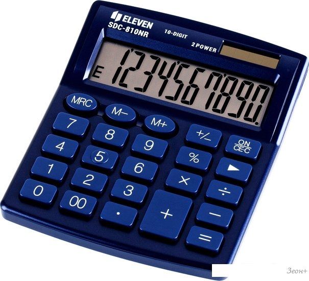Калькулятор Eleven SDC-810NR-NV (темно-синий)