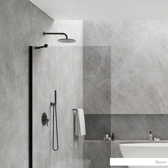 Душевая стенка Omnires Marina DNR12XBLTR
