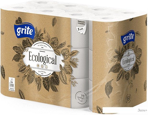 Туалетная бумага Grite Ecological (24 рулона)