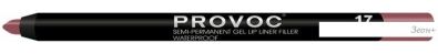 Карандаш для губ Provoc Gel Lip Liner 17 Vintage rose