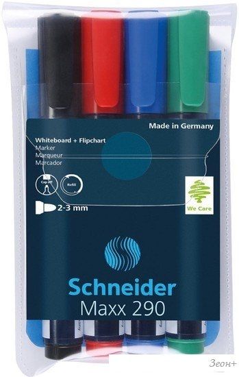 Набор маркеров Schneider Maxx 290 129094 (4 цв)