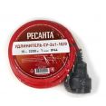 Удлинитель силовой Ресанта СУ-2х1-10/0 (IP44) 2x1.0кв.мм 1розет. 10м