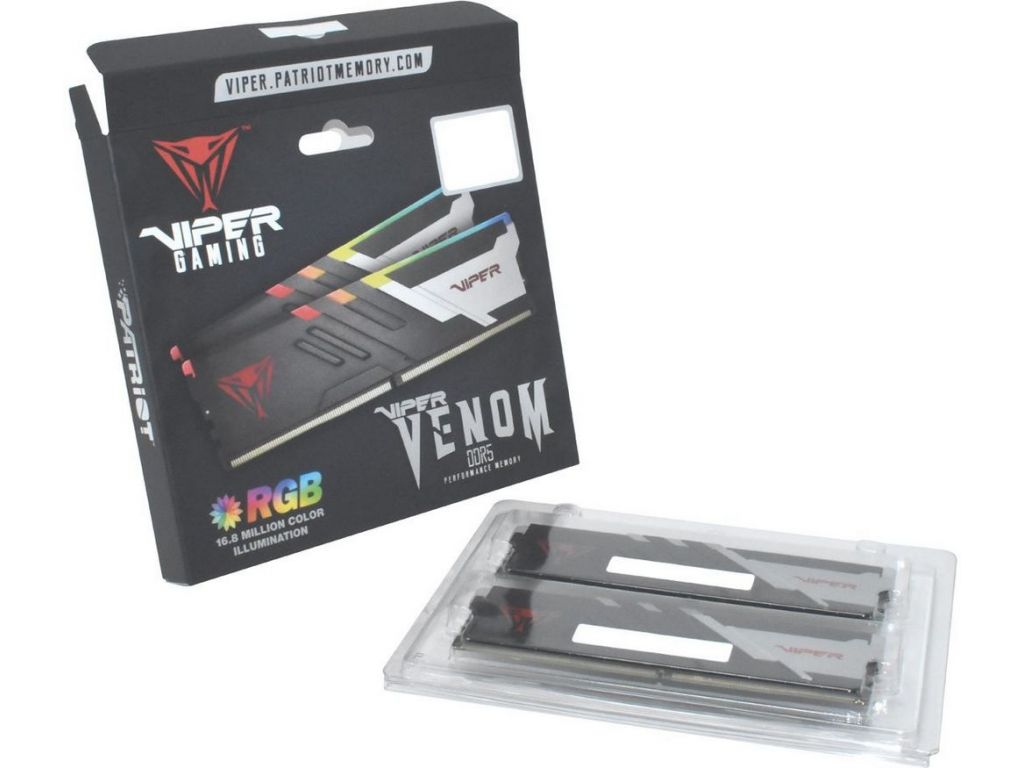Оперативная память Patriot Viper Venom RGB 2x16ГБ DDR5 6400МГц PVVR532G640C32K