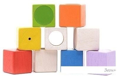 Кубики Plan Toys Активные блоки 5531