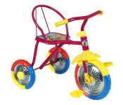 Велосипед трёхколёсный Micio Зверята, колёса 10"/8", цвет лиловый