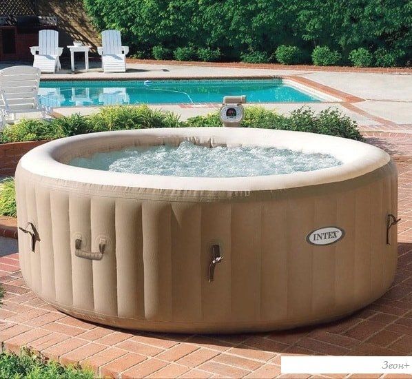 Надувной бассейн Intex Pure Spa Bubble Massage 28428 (216x71)
