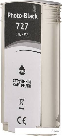 Картридж Sakura Printing SIB3P23A (аналог HP 727 Photo Black)