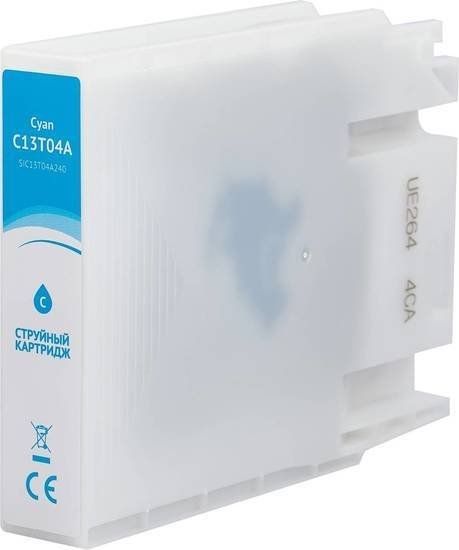 Картридж Sakura Printing SIC13T04A240 (аналог Epson C13T04A C)