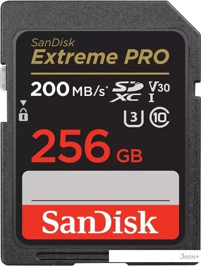 Карта памяти SanDisk Extreme PRO SDXC SDSDXXD-256G-GN4IN 256GB