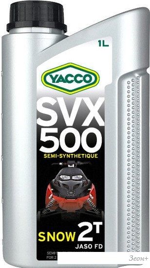 Моторное масло Yacco SVX 500 Snow 2T 1л