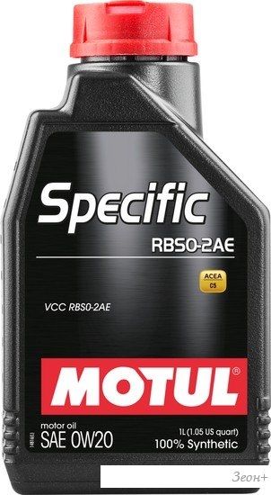 Моторное масло Motul Specific RBS0-2AE 0W-20 1л