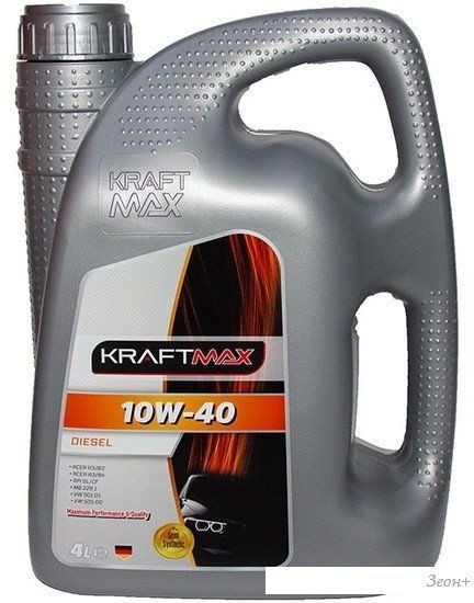 Моторное масло KraftMax 10W-40 Diesel KM126/4 4л