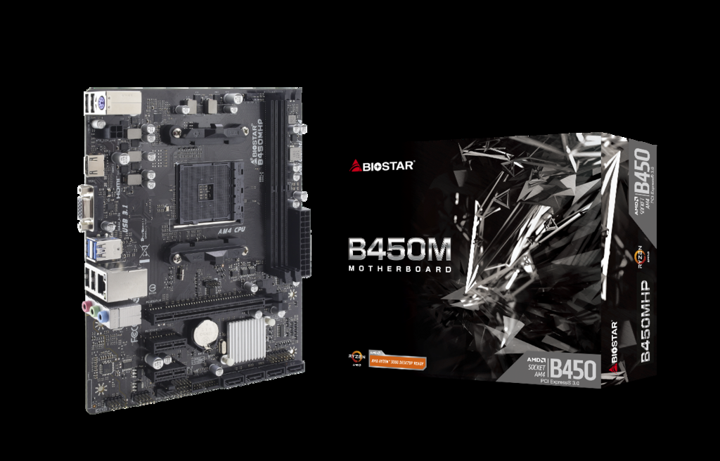Материнская плата BIOSTAR B450MHP Ver. 6.3
