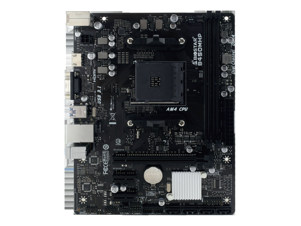 Материнская плата BIOSTAR B450MHP Ver. 6.3