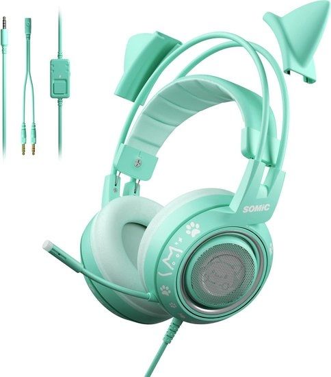 Наушники Somic G951S (бирюзовый)