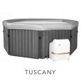 СПА-бассейн MSpa, 193х193х73см Tuscany 1100л, шестигранный, аэромассаж 2 коробки A.B.