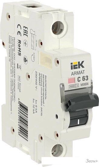 Выключатель автоматический IEK AR-M06N-1-C063