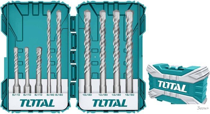 Набор буров Total TACSDL30901 (9 шт)