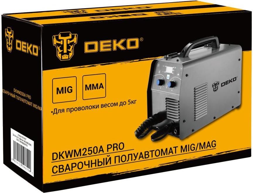 Сварочный инвертор Deko DKWM250A PRO 051-4687