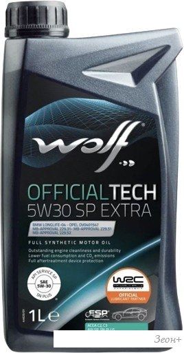 Моторное масло Wolf OfficialTech 5W-30 SP Extra 1л