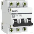 Выключатель автоматический EKF ВА 47-29 3P 40А (С) 4.5кА mcb4729-3-40C