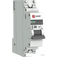 Выключатель автоматический EKF ВА 47-63 1P 20А (C) 4.5kA PROxima mcb4763-1-20C-pro